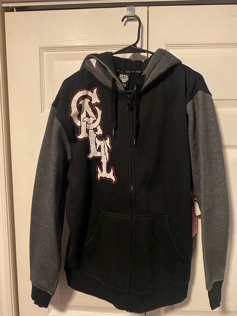 FATAL Clothing “Linked Up” Men’s Zip-Up Hoodie, Size M, NWT